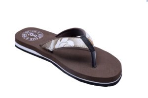 STEP LITE MCR/MCP Women's Floral Print Flip Flops,with Cushioned Footbed